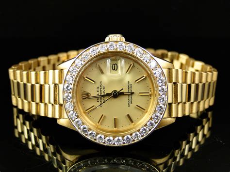 ebay rolex gold lady|previously owned ladies Rolex watches.